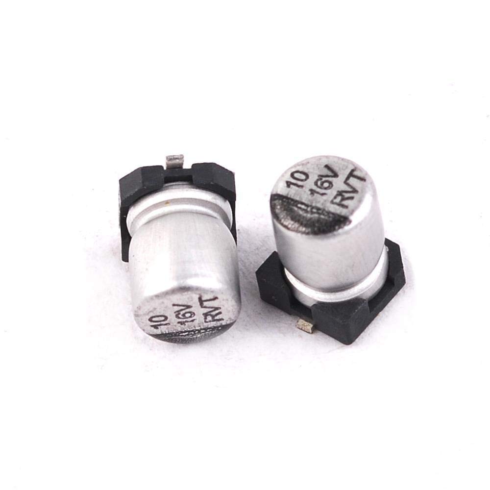 Amazon.co.jp: 50 個アルミ電解コンデンサ 16V 10UF サイズ 45MM SMD