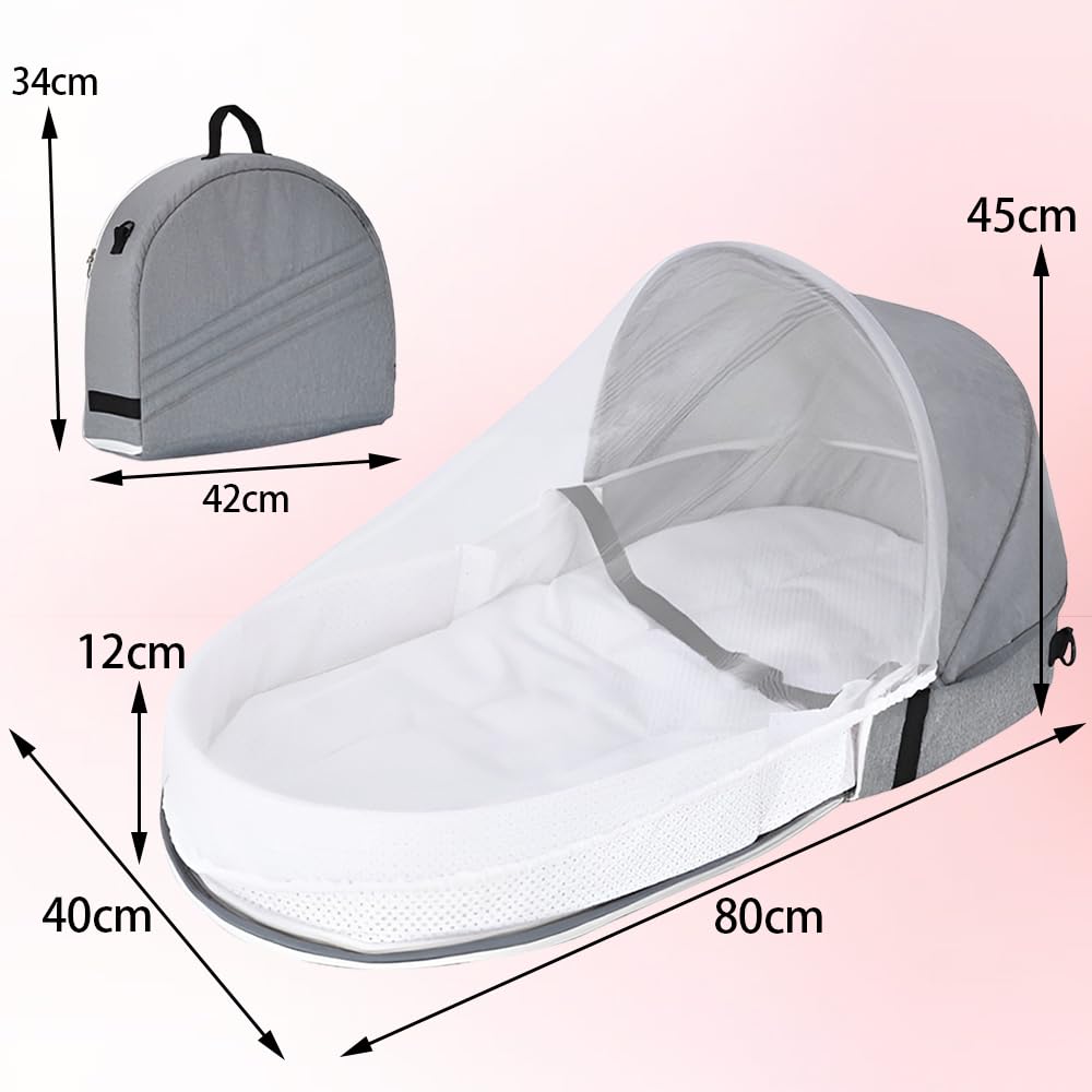 Amazon.co.jp: Ashemia ベビーベッド 折りたたみ式 持ち運び【現役保育