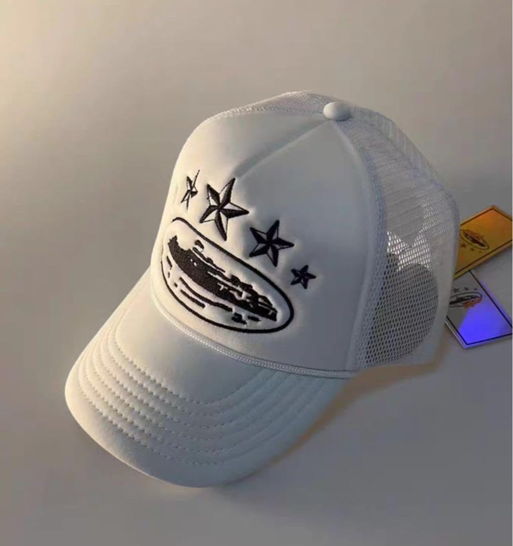 Amazon.co.jp: Corteiz メッシュキャップ ホワイト : ファッション