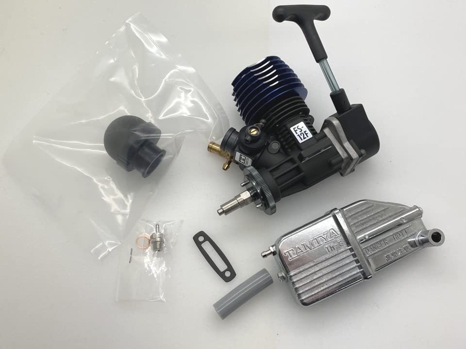 Amazon | 未使用 タミヤ FS-12FZエンジン マフラー付き 排気量2.1cc