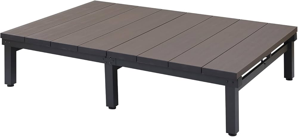 Amazon.co.jp: [山善] ガーデンマスター ウッドデッキ 縁台 180×90cm