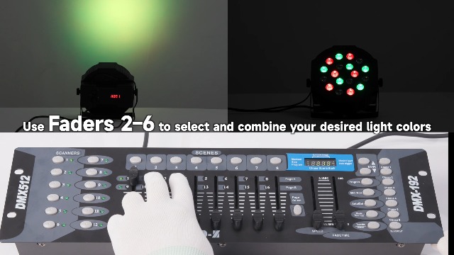 Amazon.com: CO-Z 192 DMX 512 Stage DJ Light Controller Lighting
