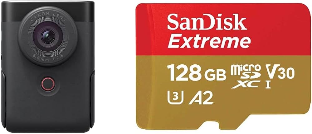 Amazon | 【4K動画対応microSDセット】Canon Vlogカメラ PowerShot V10