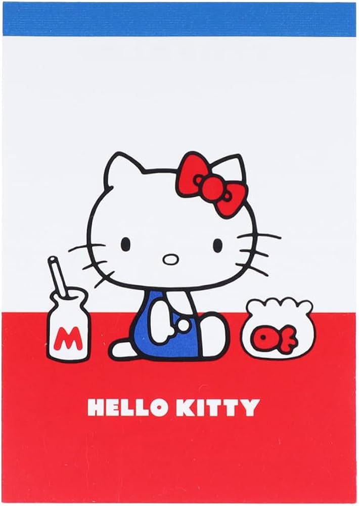 Amazon.co.jp: サンスター文具 ハローキティ メモミニ A 50th めも