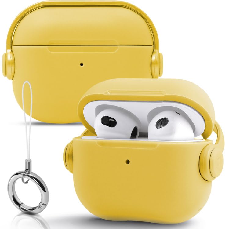 Amazon | ZENIX DESIGN TECH AirPods 第3世代 用 ケース カラビナ付き