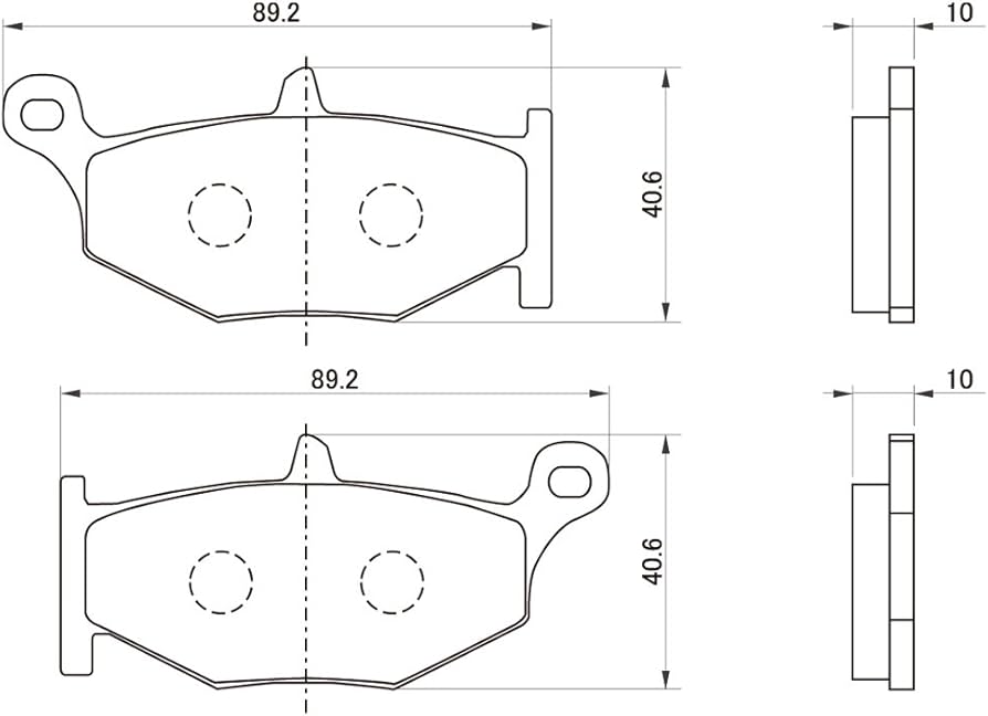 Amazon | デイトナ(Daytona) バイク ブレーキパッド 赤パッド