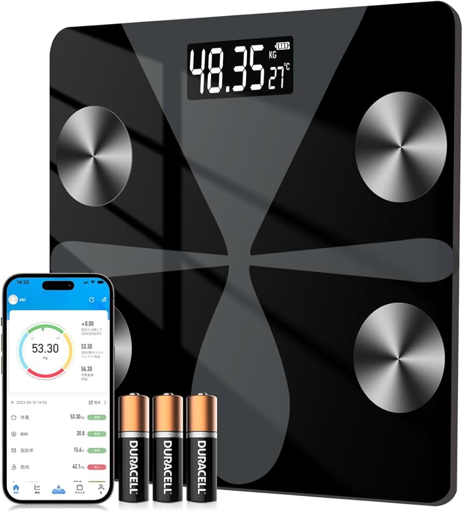 Amazon.co.jp: 体重計 スマホ連動 bluetooth 体組成計 体重計 体脂肪率