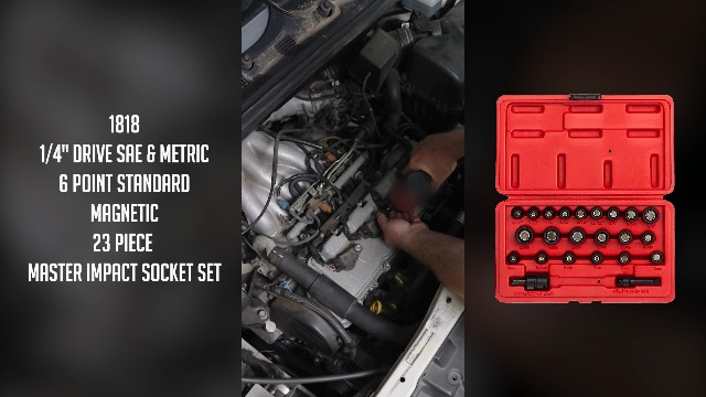 SUNEX TOOLS 1818 1/4-Inch Drive Magnetic Fractional and Metric
