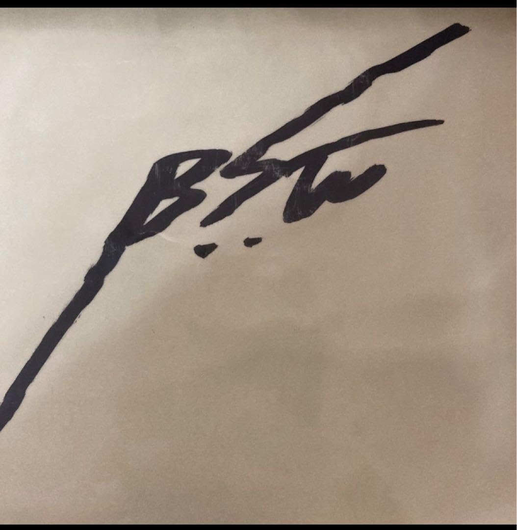 BACKSIDE WORKS サイン入 ハンドペイントステッカー ED.50