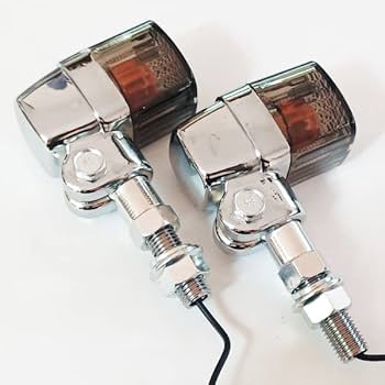 Amazon | 角型 メッキ ヨーロピアン ウインカー スモークレンズ 2個