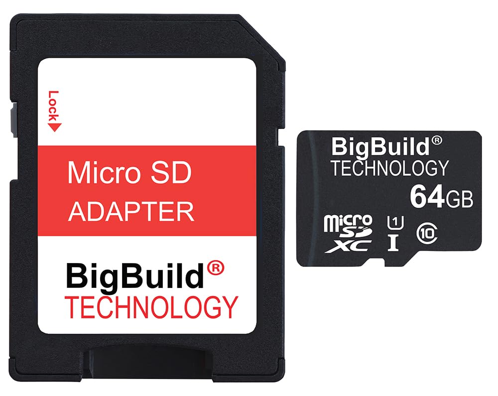 Amazon | BigBuild Technology 64GB 超高速 80MB/s メモリーカード