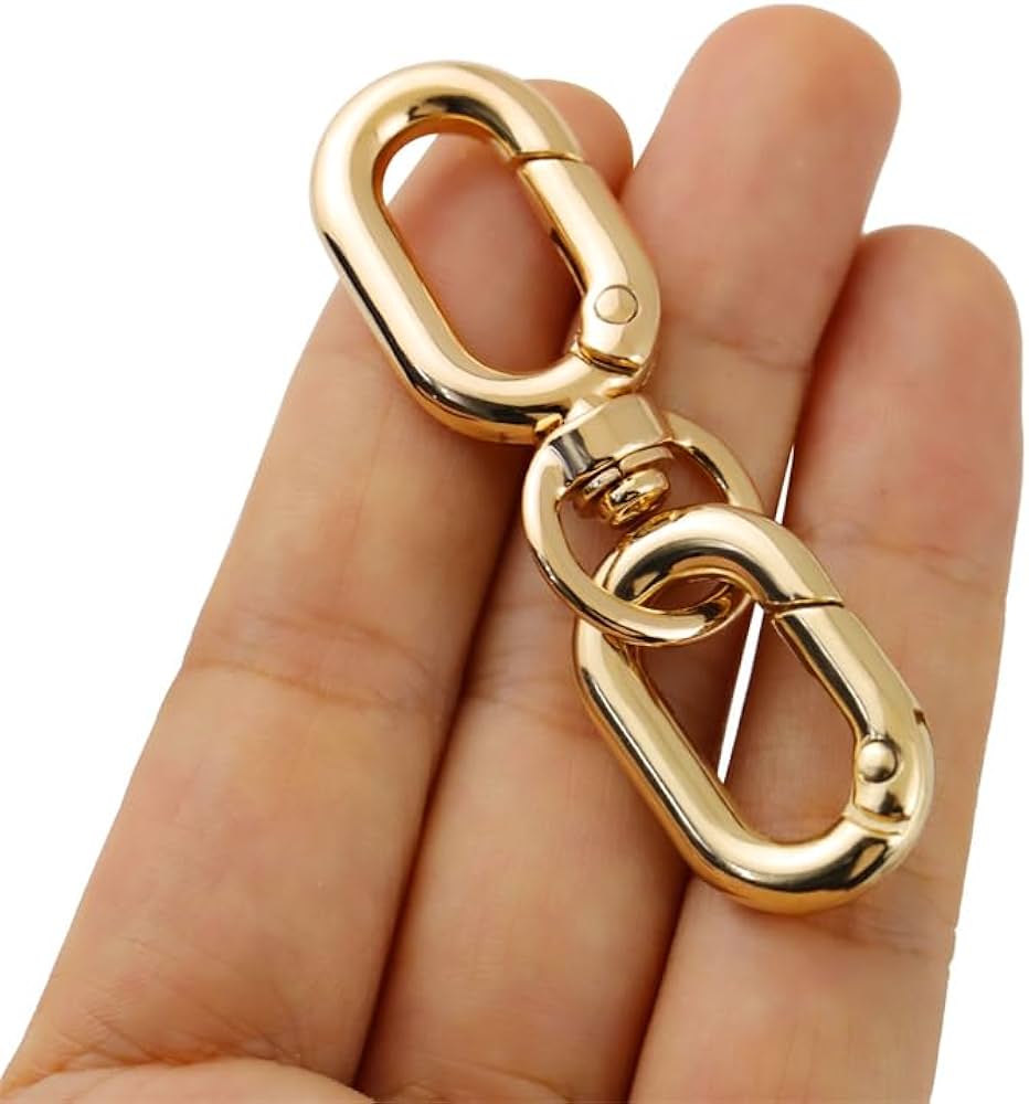 Amazon.co.jp: [FUSSED] 2個セット スプリングキーホルダー カラビナ