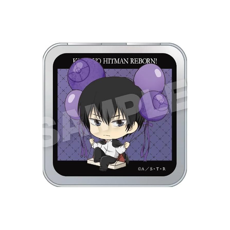 家庭教師ヒットマンREBORN! 雲雀恭弥 スクエア マグネット 缶 家庭教師