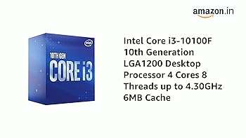 Amazon.in: Buy Intel Core i3-10100F 10th Generation LGA1200