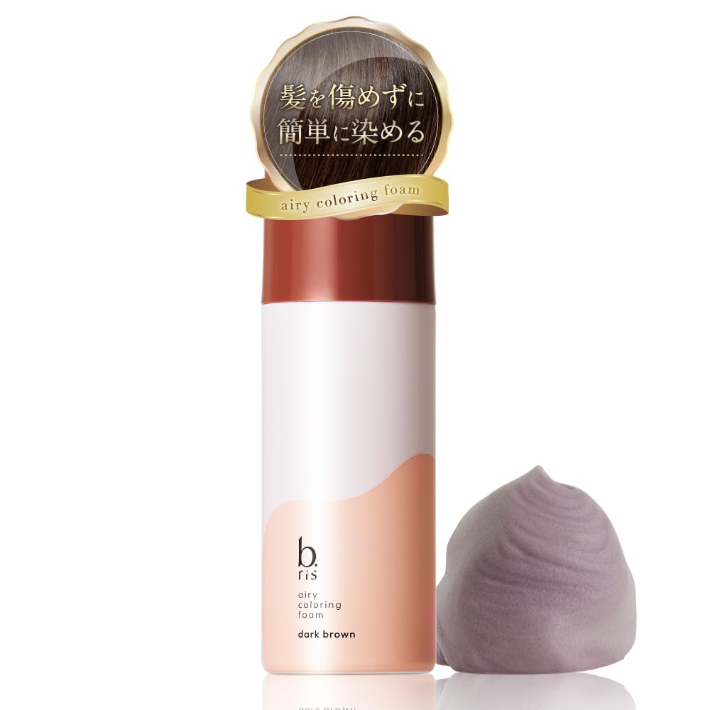 b ris エアリーカラーリングフォーム ライトブラウン 80g 3本セット