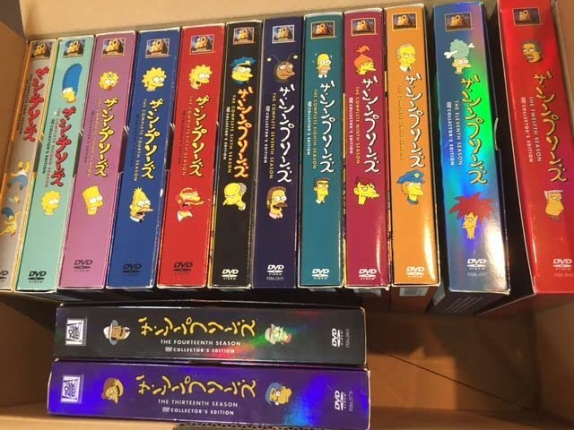 Amazon.co.jp: 正規品 ザシンプソンズ 1-14巻 DVDコレクターズBOX THE