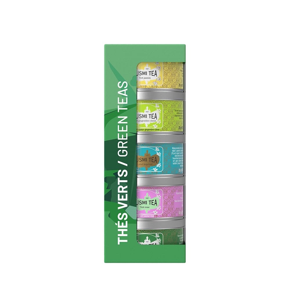 Amazon.com : Kusmi Tea - Organic Green Tea Variety Box - Gift Idea