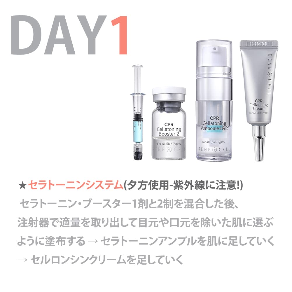 Amazon.co.jp: ルネセル [Rene Cell] CPR 3ステップセット、スキンケア