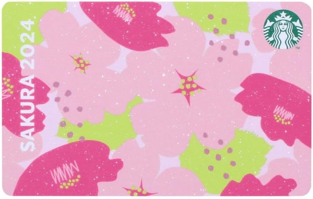 Amazon | スタバカード スタバ スターバックス カード SAKURA 2024
