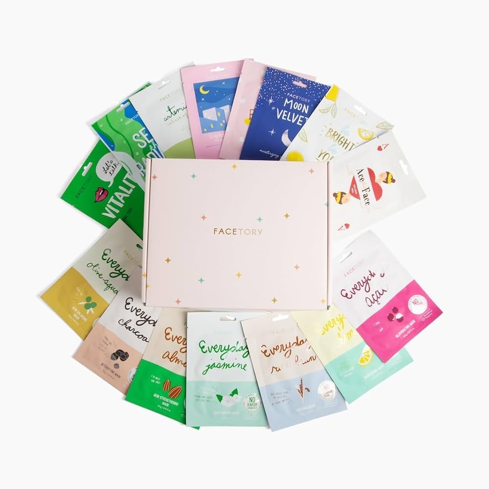 Amazon.com : FACETORY K-Beauty Sheet Mask Gift Set – 15 Premium