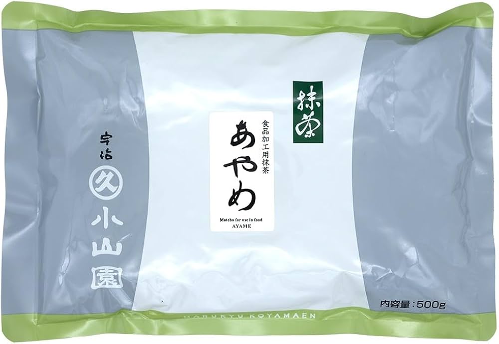 Amazon | 丸久小山園 菓子・スイーツ用 製菓用抹茶 あやめ500gアルミ袋