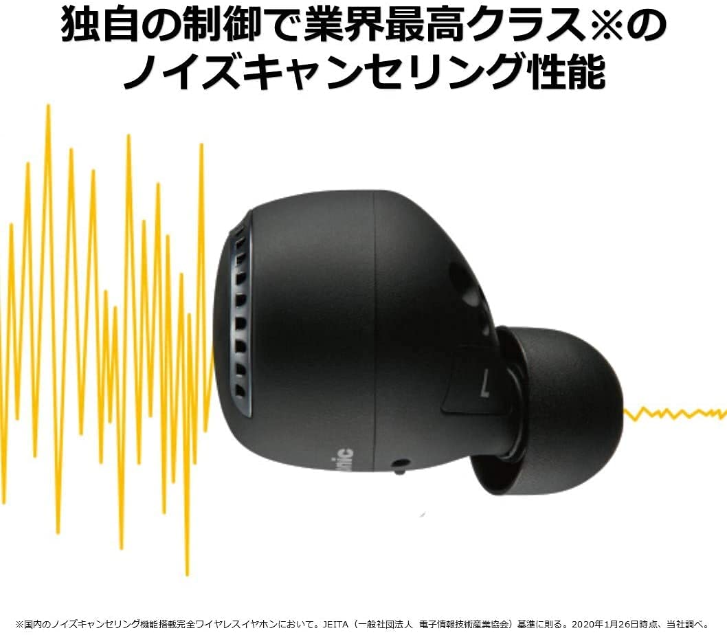 Amazon.co.jp: パナソニック ワイヤレスイヤホン RZ-S50W-K ブラック