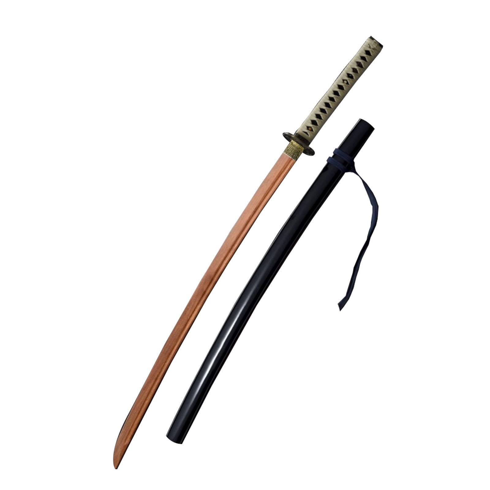 Amazon.co.jp: 居合刀 練習用 木刀 鞘付き サムライソード 無垢材の刃