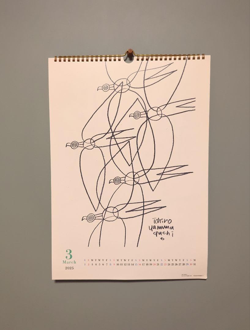 Amazon.co.jp: LOFT完売品山口一郎 2025年カレンダー : 文房具