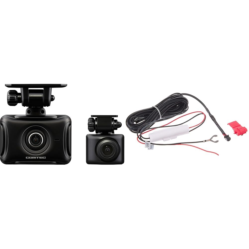Amazon | 【セット買い】コムテック ドライブレコーダー ZDR027 前後2