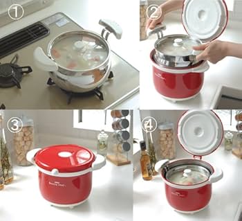 Amazon｜サーモス 真空保温調理器 シャトルシェフ 3.0L トマト KBA