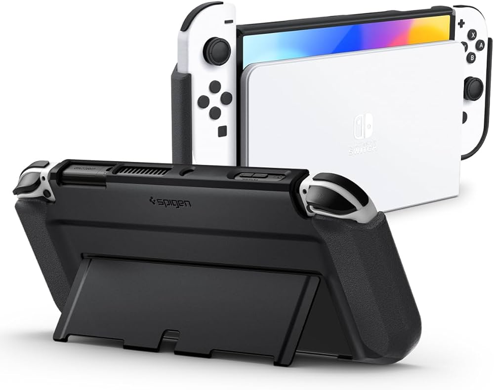 Amazon.co.jp: Spigen Switch Oled カバー ドック対応 スタンド保護