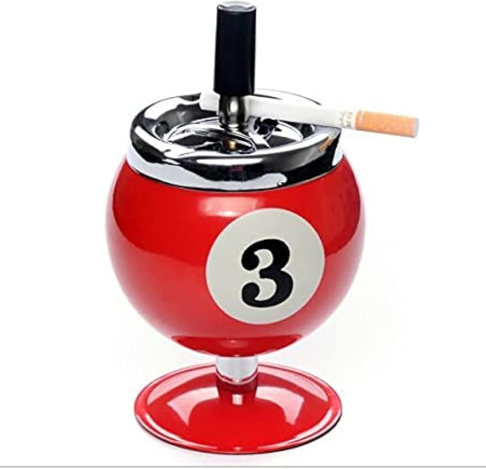 Amazon.co.jp: 【TERA】灰皿 ビリヤードボール型 アシュトレイ 煙草
