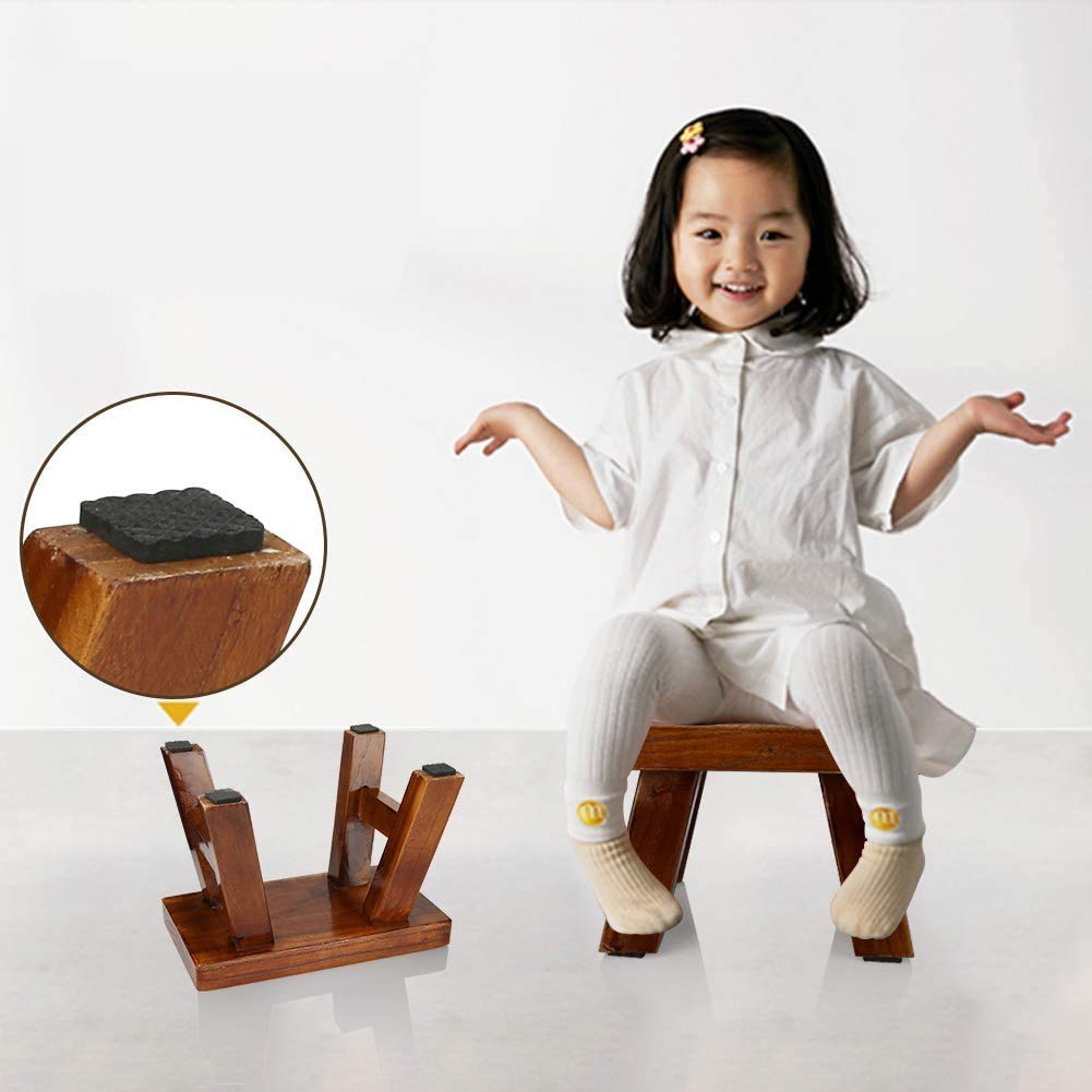 Amazon.com: Solid Wood Tiny Step Stool for Kids Change Shoes Foot