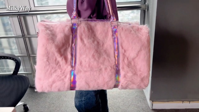 Amazon.com: Risup Extra Large Laser Handbag Purse Fancy Duffel Bag