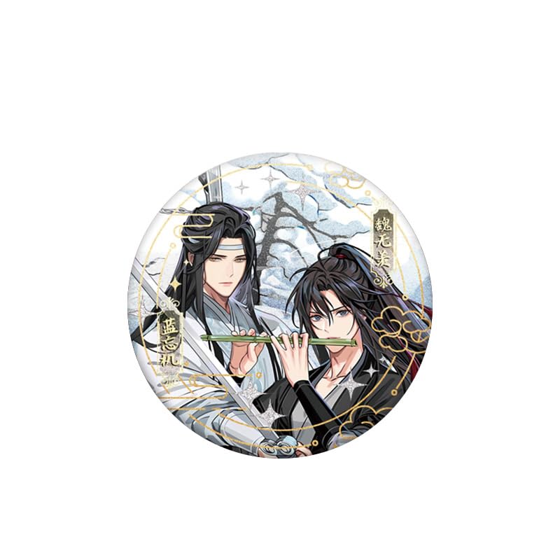 Amazon.co.jp: 魔道祖師 グッズ 魔道祖師 缶バッジ バッジセット 金属