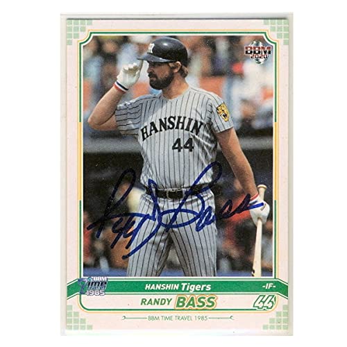 Amazon.co.jp: ランディ・バース 直筆サインカード 01 JSA/阪神 85,86