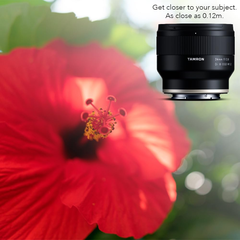 Tamron 24mm F/2.8 Di III OSD M1:2 Lens for Sony Full Frame/APS-C E