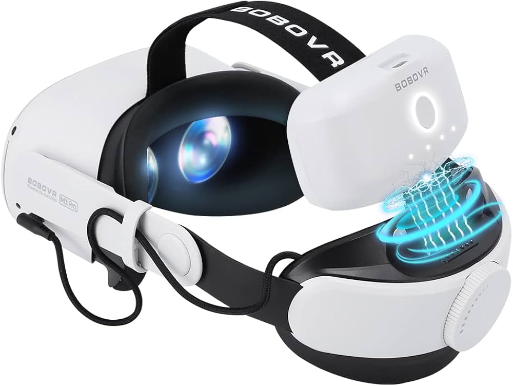 BOBOVR M1 Pro Head Strap With Battery Pack for Meta Quest 2