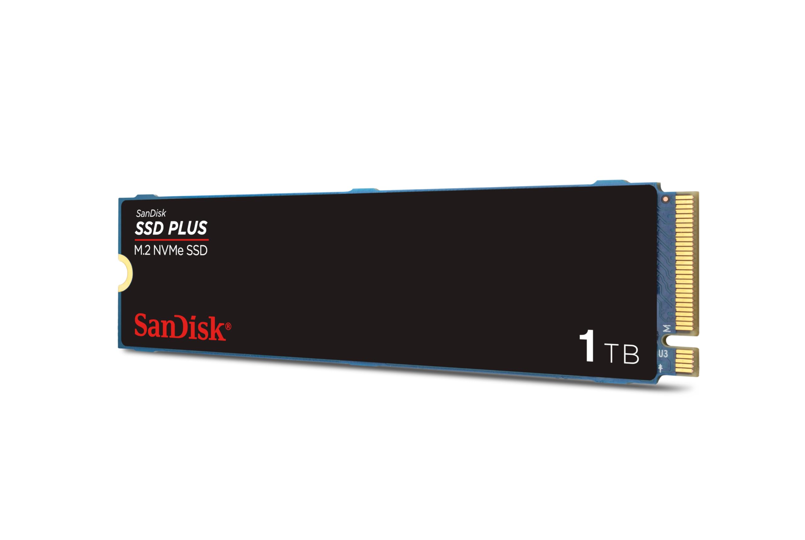 Amazon | SanDisk SSD Plus 1TB M.2 2280 PCIe Gen3 NVMe SSD 最大