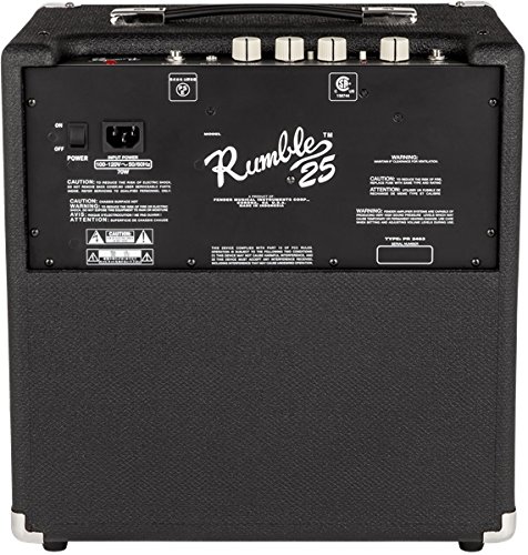 Amazon.com: Fender Rumble 25 Bass Combo Amplifier Bundle with