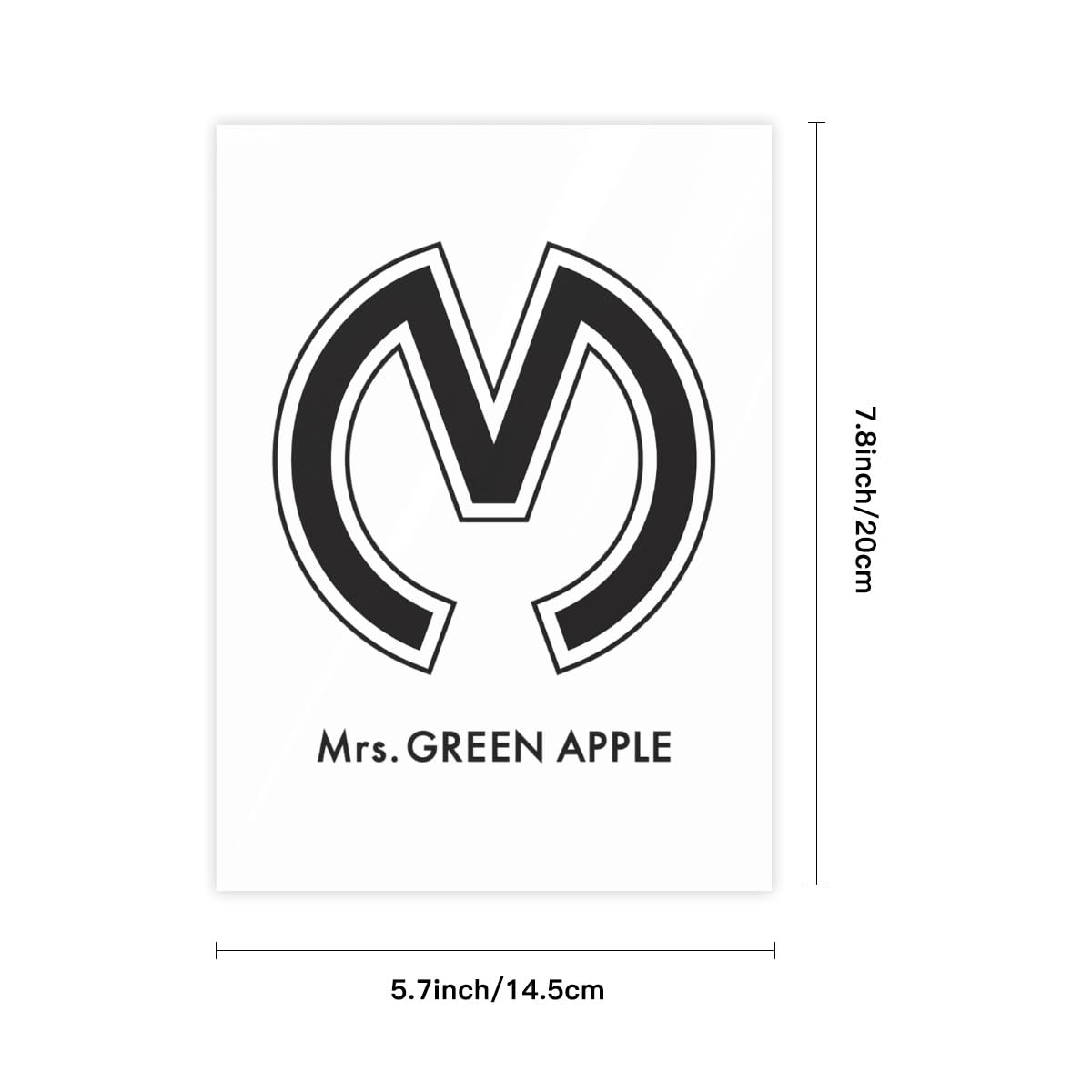 Amazon.co.jp: ミセスグリーンアップル クリスタルステッカー 自転車