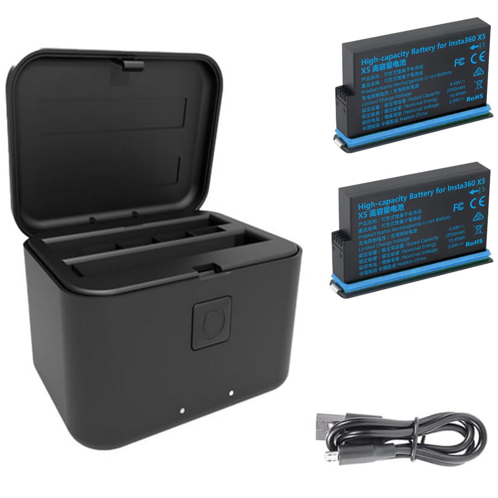Amazon | Insta360 X5 用 充電器 バッテリー セットチャージャー