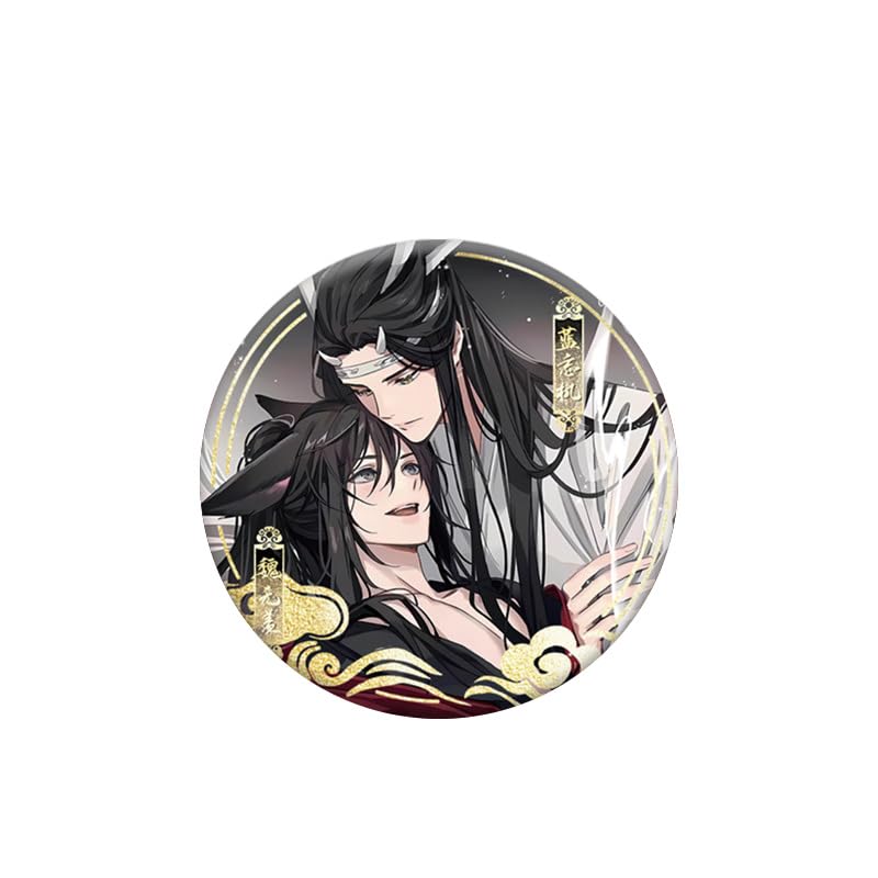 魔道祖師 グリッター扉絵缶バッジ vol.1魏無羨 藍忘機 忘羨 20点