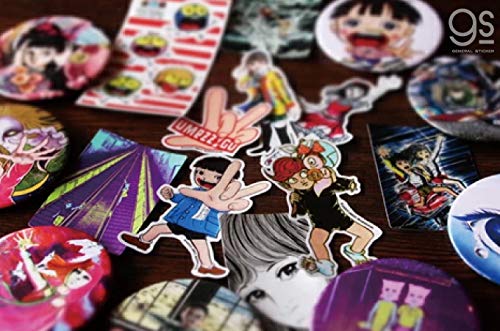 Amazon | 【通販限定デザイン】 楳図かずお 76mm缶バッジ まことちゃん