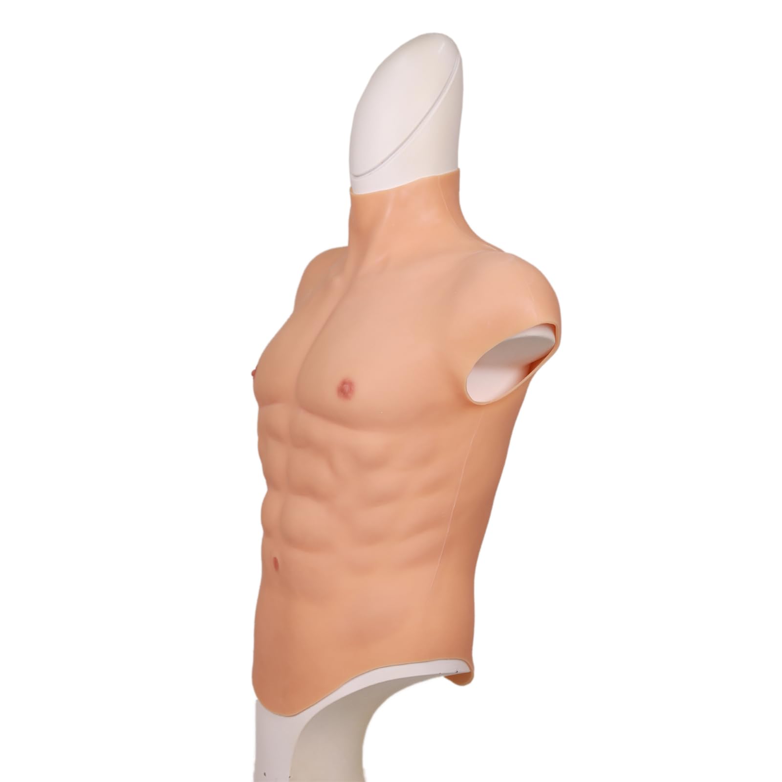 Amazon.co.jp: HUWAHUWA 軽量版細身筋肉スーツ イケメン筋肉 半袖