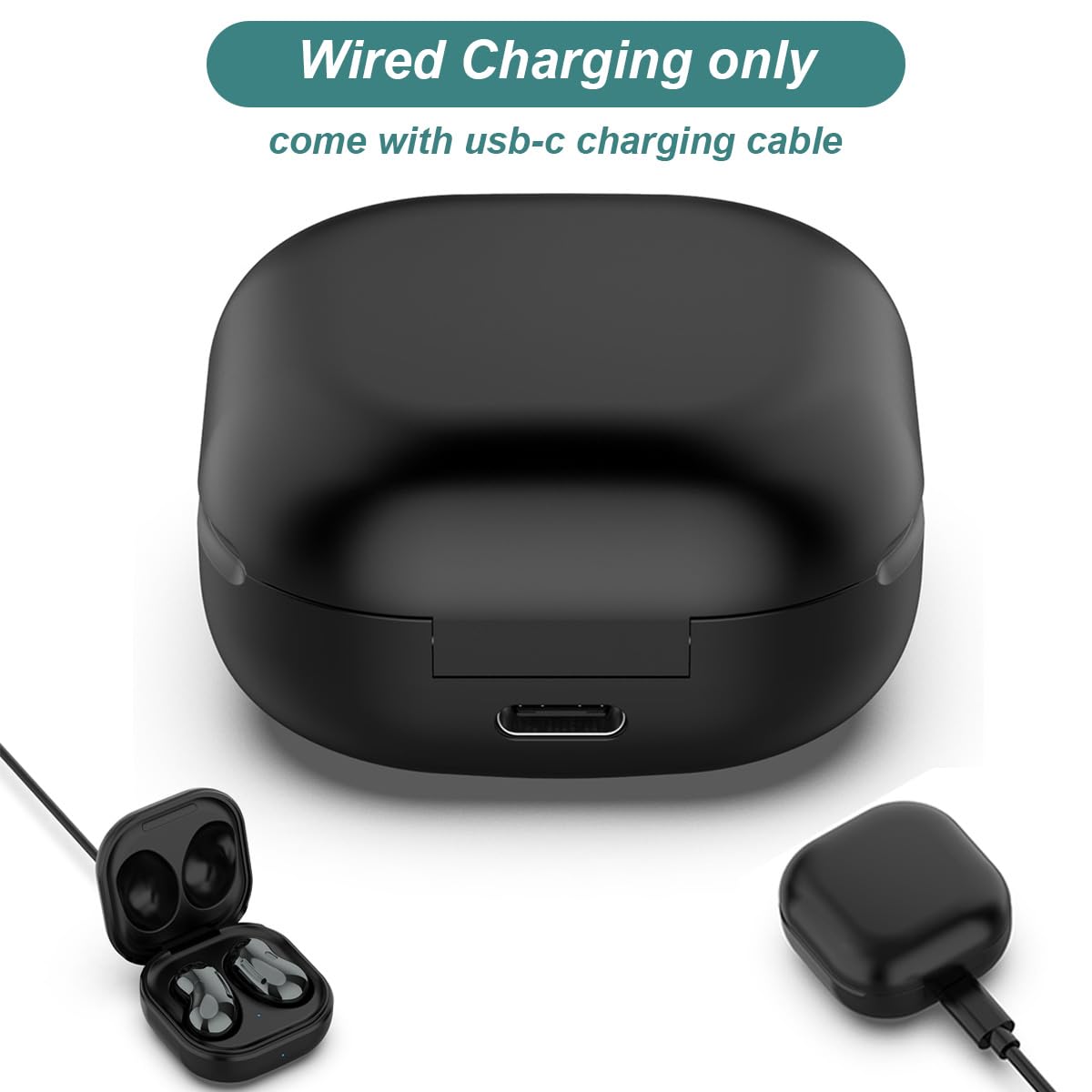 Amazon.co.jp: Galaxy Buds Live SM-R180用充電ケース、Samsung Galaxy