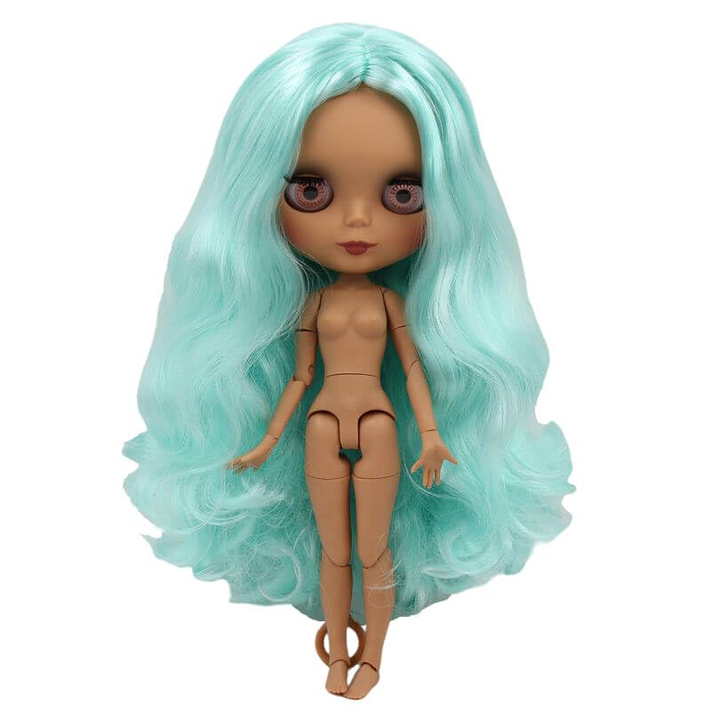 Amazon.co.jp: ネオ ブライス 緑の髪、褐色肌、マットでキュートな顔の