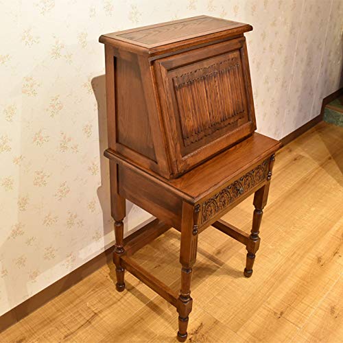 Amazon | 英国式家具 ライティングビューロー ライティングデスク