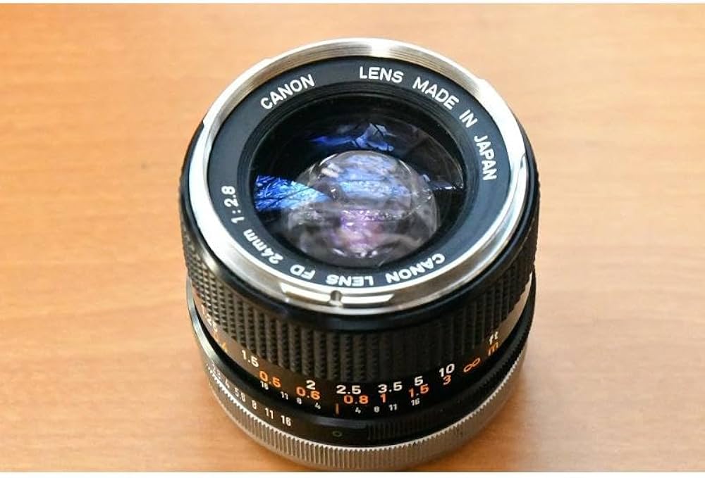 Amazon.co.jp: オールドレンズ 一眼レフ CANON LENS FD 24mm F2.8 単