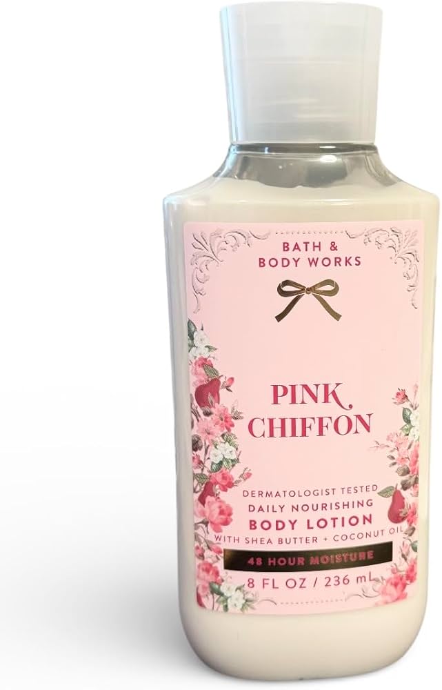Amazon.com : Bath & Body Works Pink Chiffon Body Lotion, 8 Ounce
